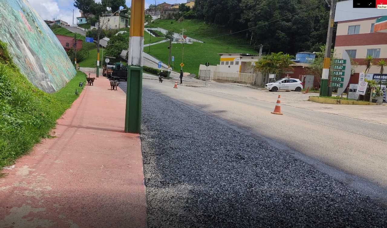 Camacã: As obras da Ciclovia começaram a receber camada asfáltica